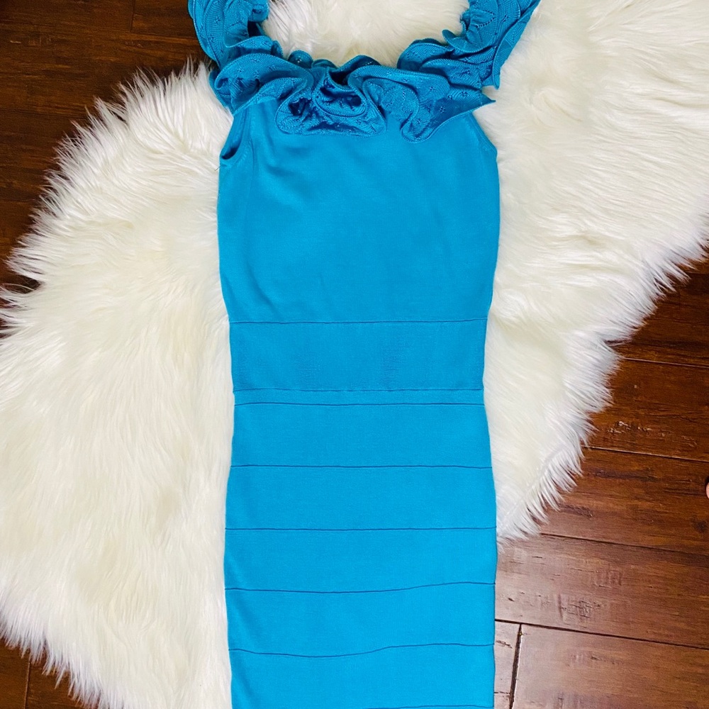 💎Bebe Turquoise Sweater Dress💎
